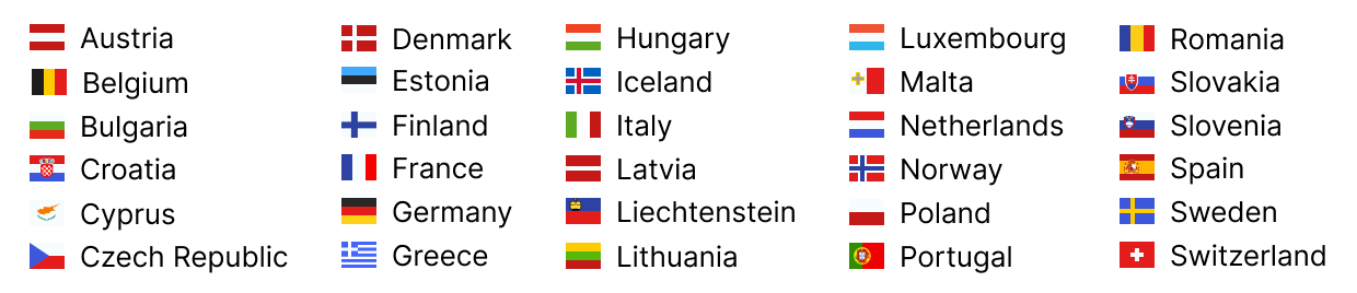 30 Countries Requiring ETIAS